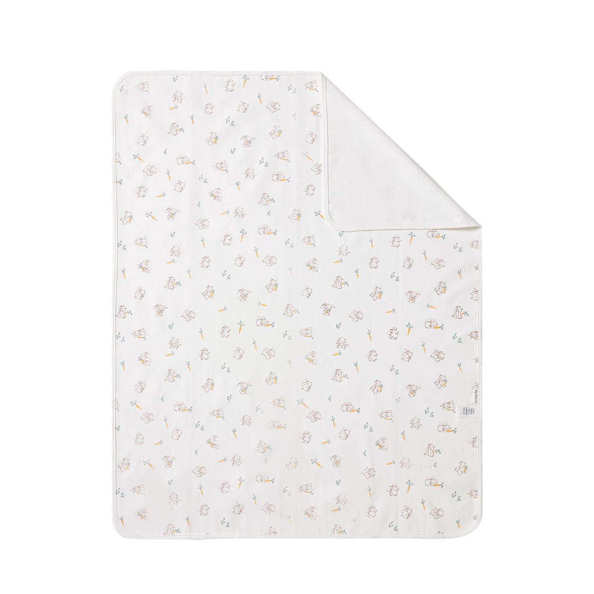 Cute Rabbit Waterproof Baby White Changing Mat
