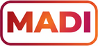 Logo MADI con marco redondeado