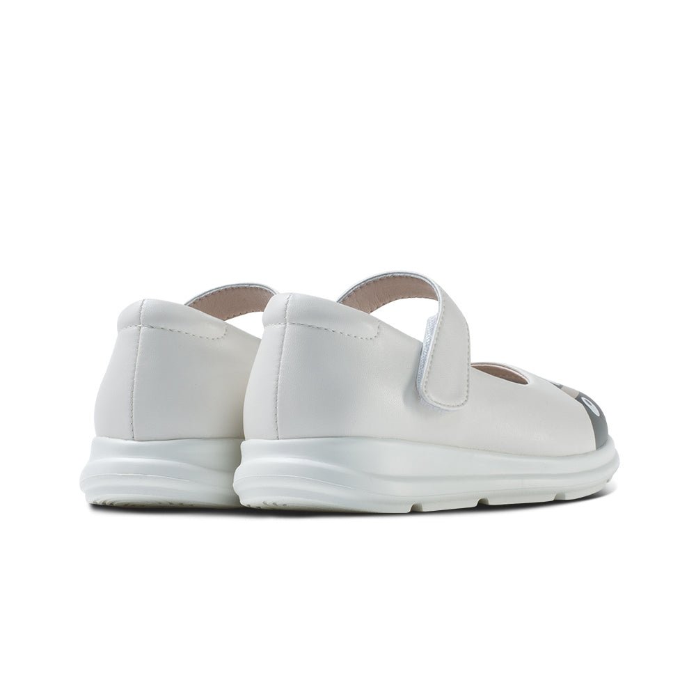 Zoo Animals Girls White Mary Jane Shoes